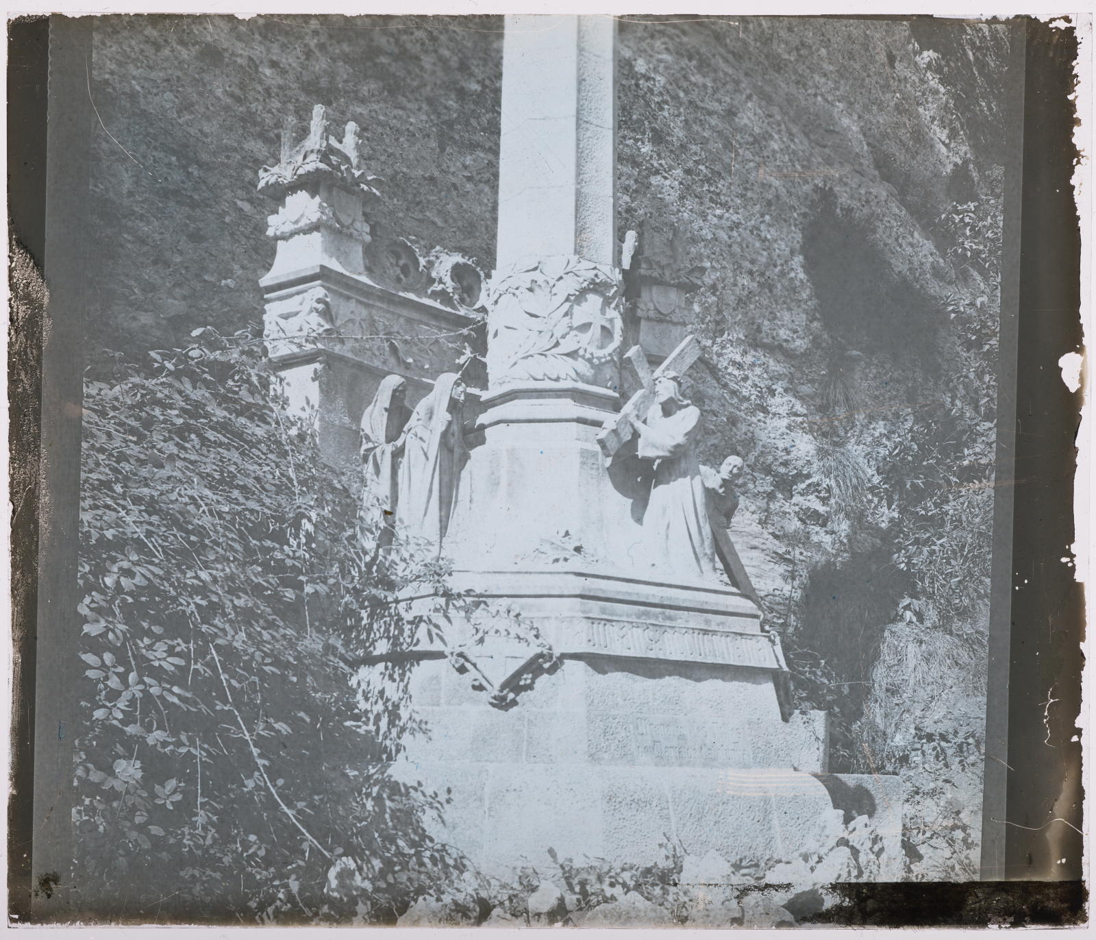 Desconegut, [Jesús amb la creu, i Maria]