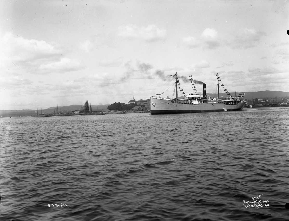 Anders Beer Wilse, D/S Boston (b. 1905, Nylands Verksted, Christiania)