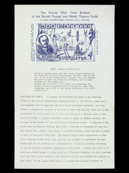 Unknown, George Speaight Punch & Judy Collection
