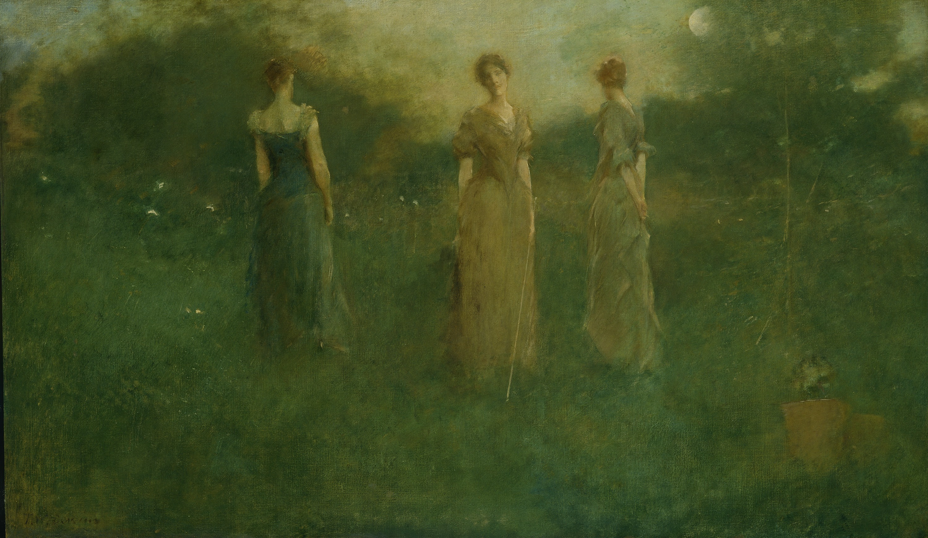 Thomas Wilmer Dewing, In the Garden