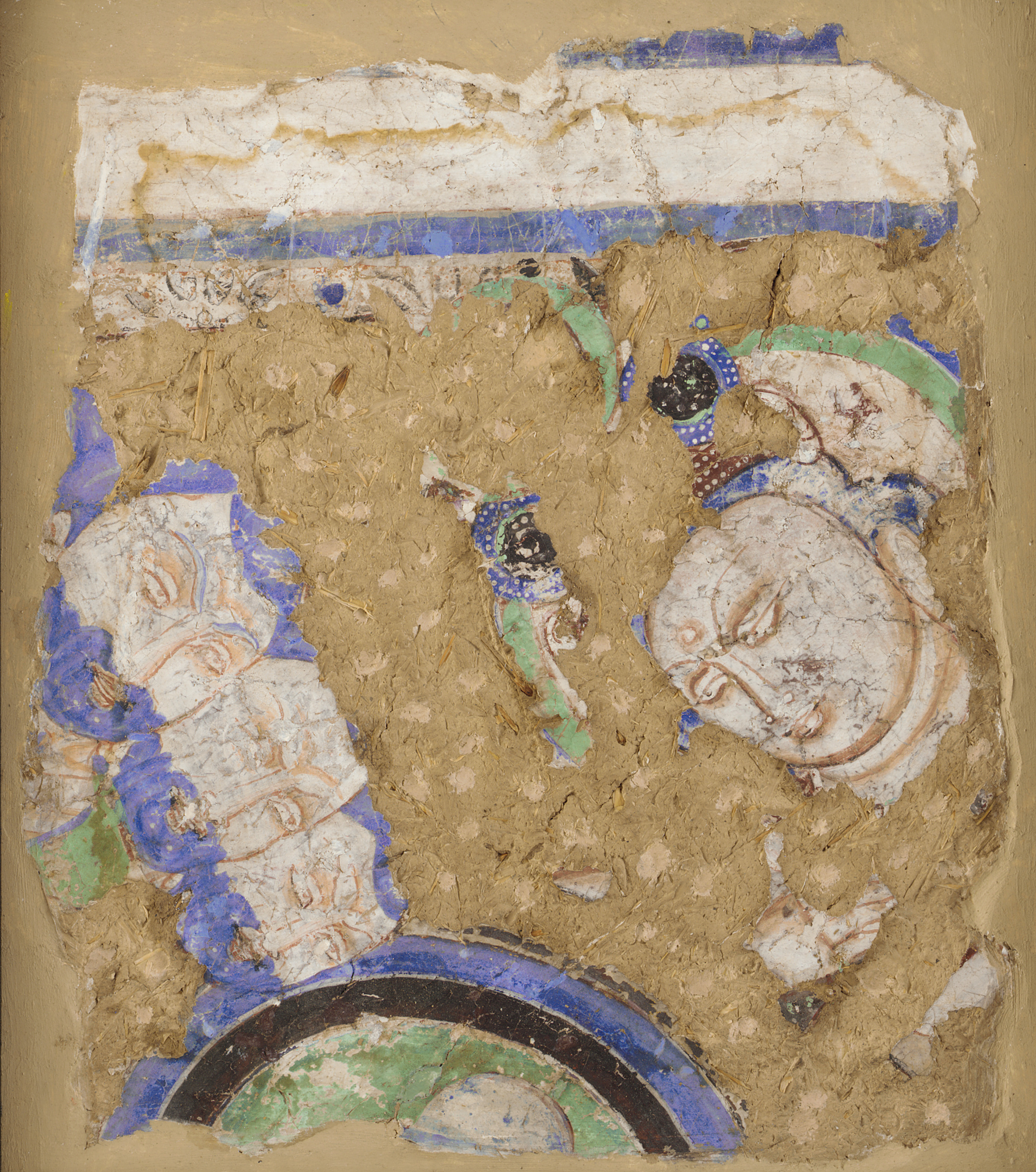 Unidentified, Bodhisattvas and Monks, from Cave 224