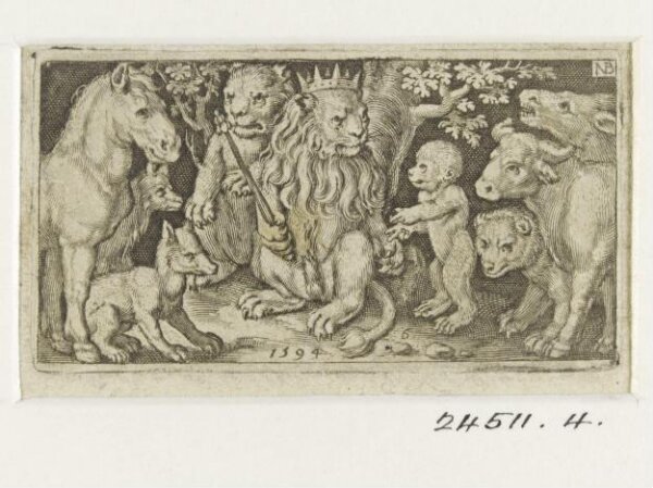 Nicolaes de Bruyn, Print