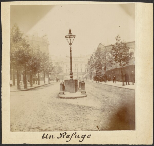 Unknown, [View down street]