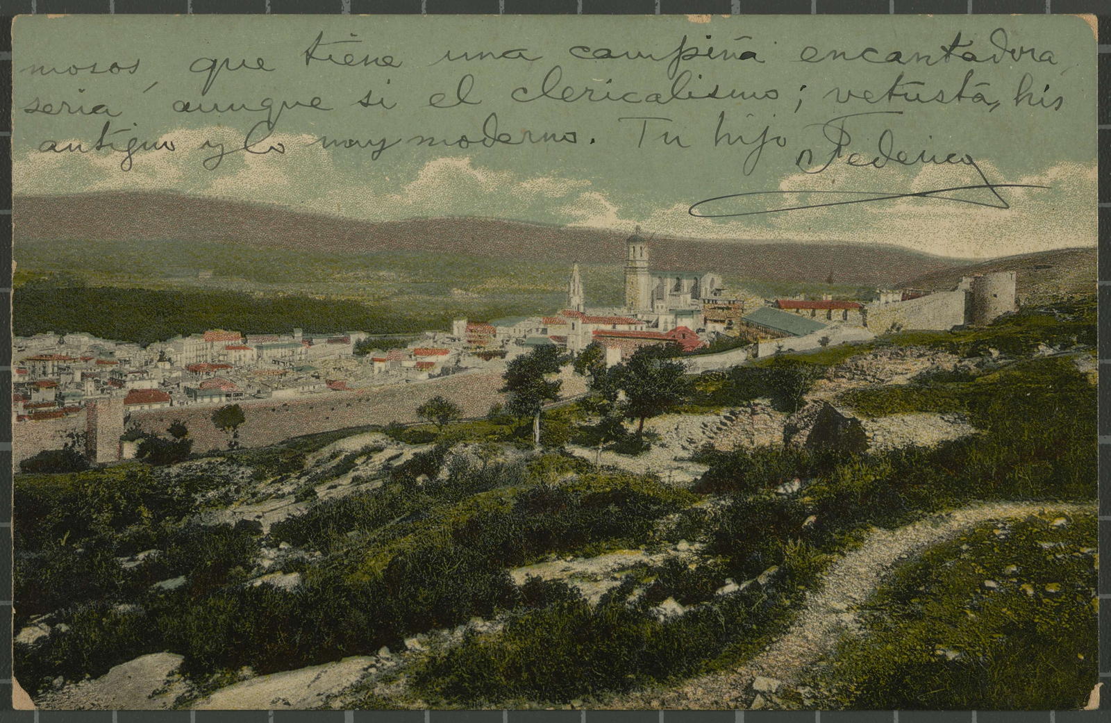 Desconegut, Vista general de Gerona