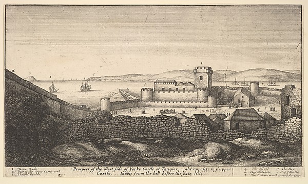 Wenceslaus Hollar, The West Side of Yorke Castle