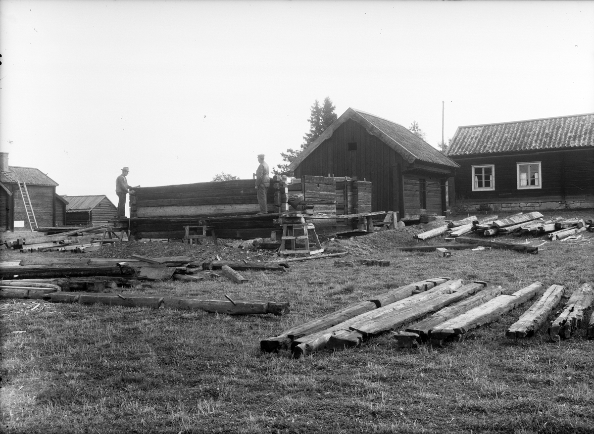 Paul Sandberg, Åeruppförande av portlider och stall vid Bärbystugan, friluftsmuseet Disagården, Gamla Uppsala