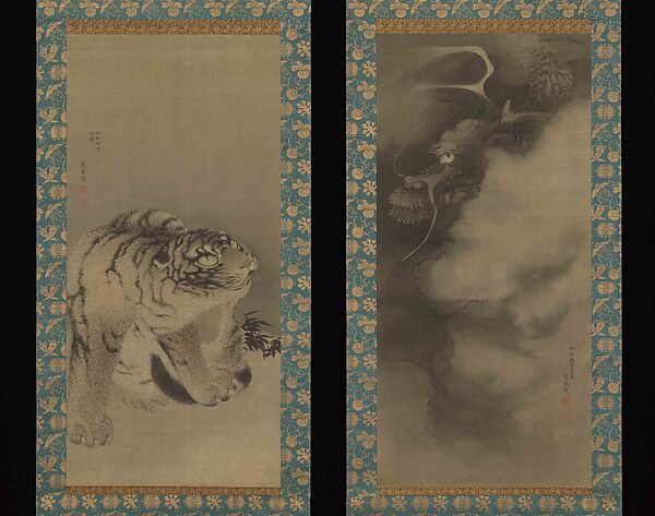 Maruyama Ōkyo, Dragon and Tiger