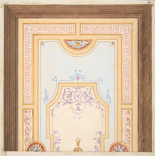 Jules-Edmond-Charles Lachaise, Design for a ceiling