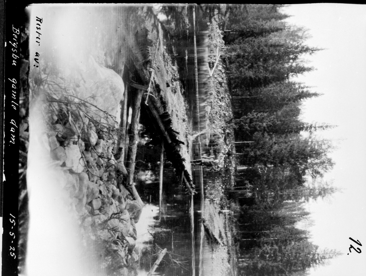 Anno Domkirkeodden, Bergsbu dambrudd, rester etter Bergsbu gamle dam.