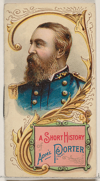 W. Duke, Sons & Co., A Short History of Admiral David D. Porter, from the Histories of Generals series of booklets (N78) for Duke brand cigarettes