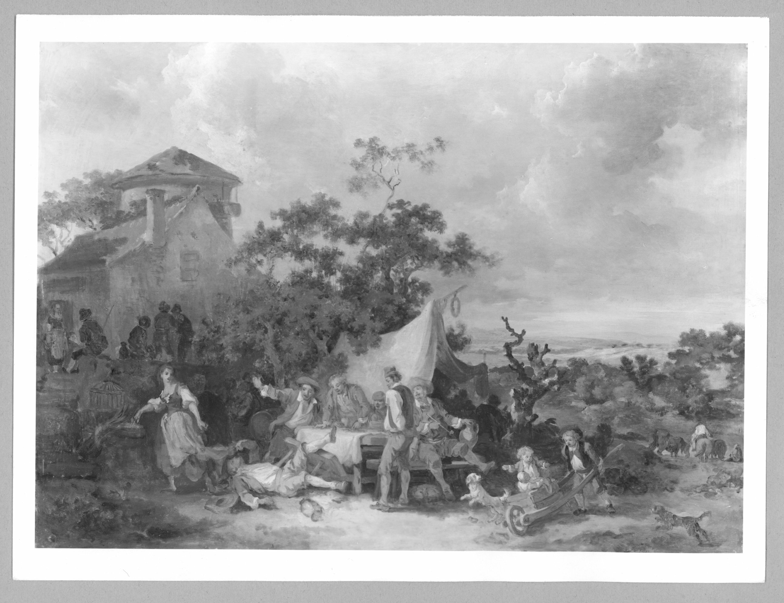 Jean-Honoré Fragonard, "Le Cabaret"