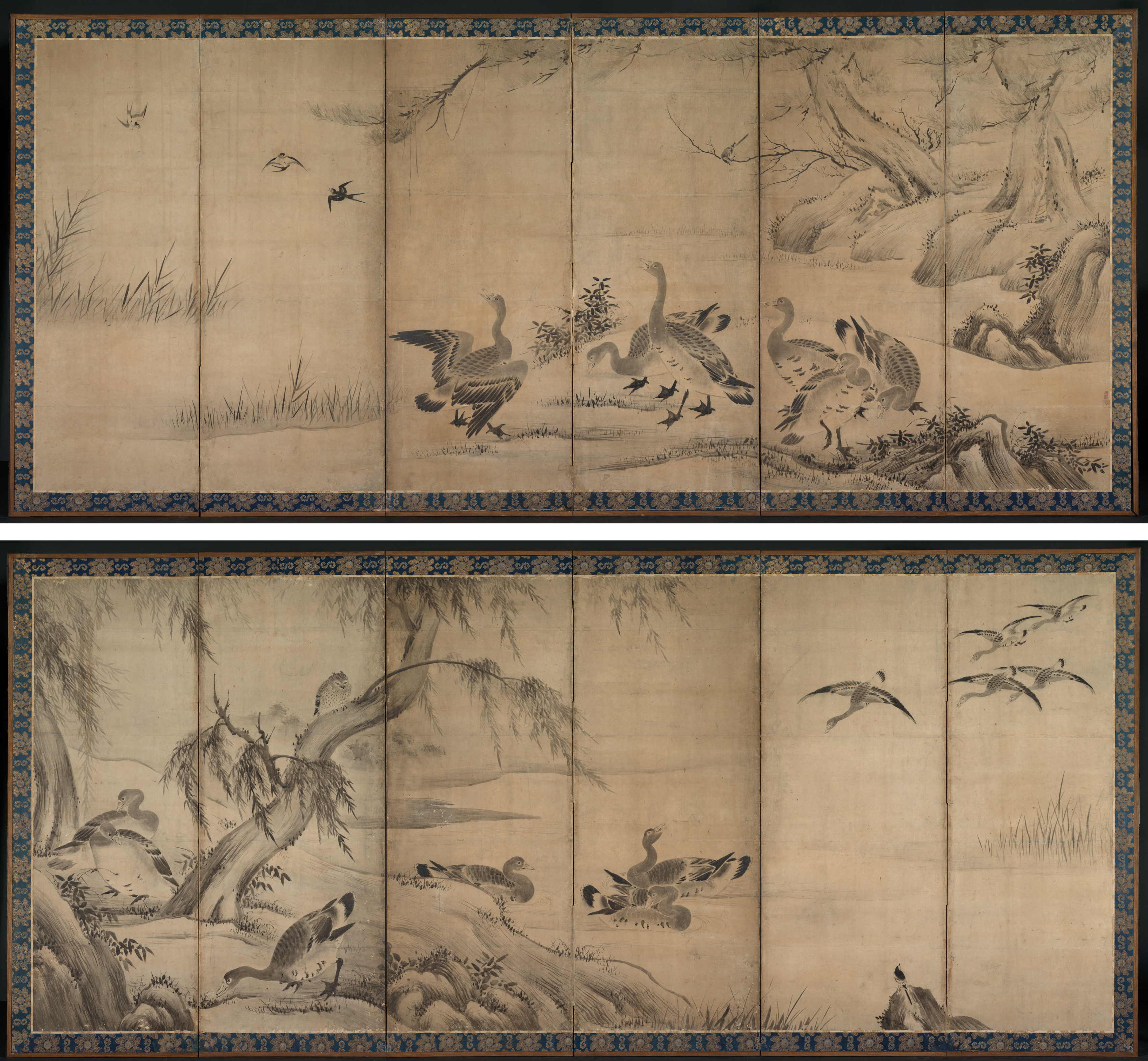 Kano Sanraku, Wild Geese