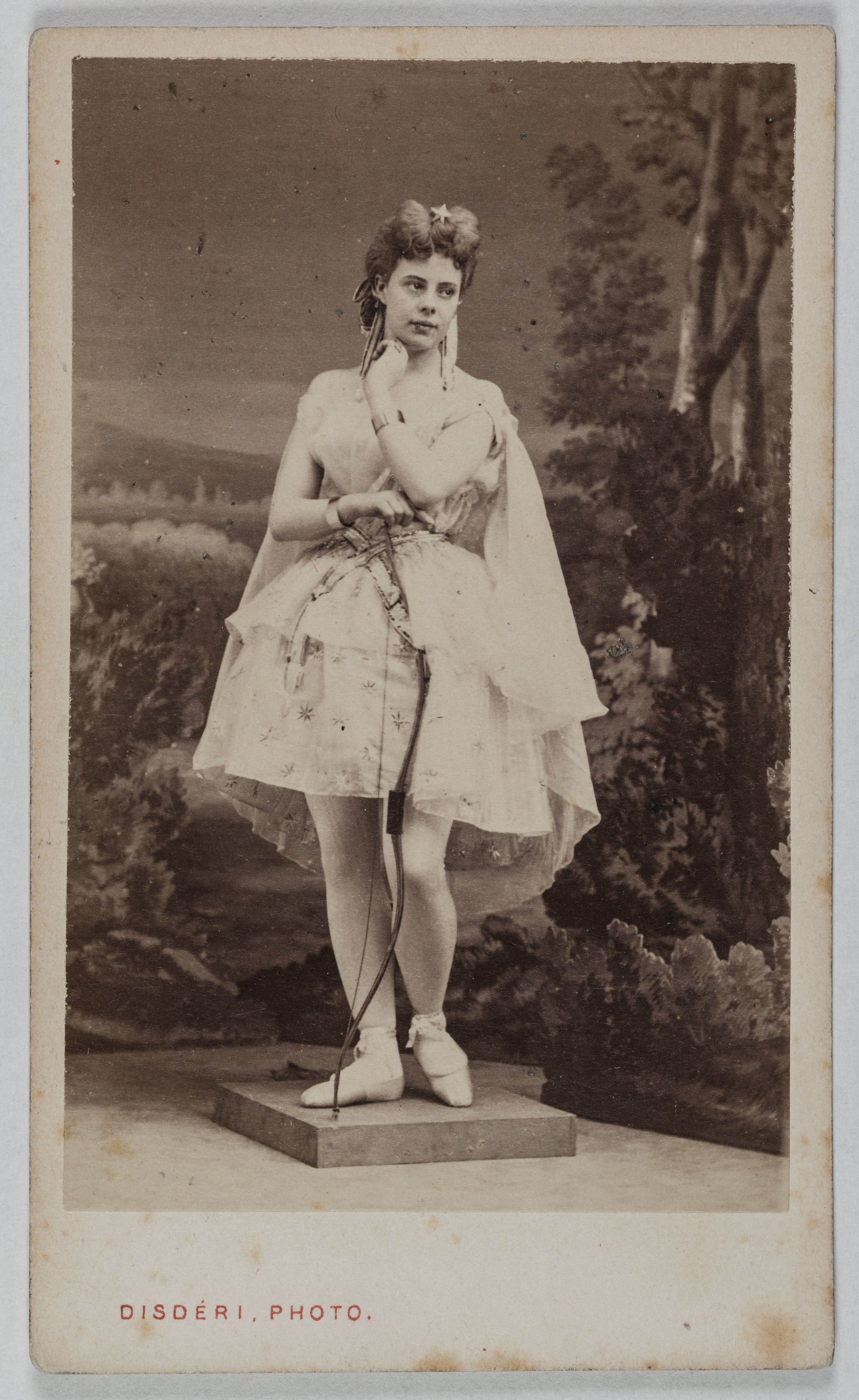André-Adolphe-Eugène Disdéri, Portrait de Fiocre Eugénie, (danseuse)