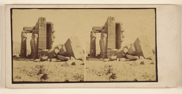 Francis Frith, [Fallen Egyptian Ruins]