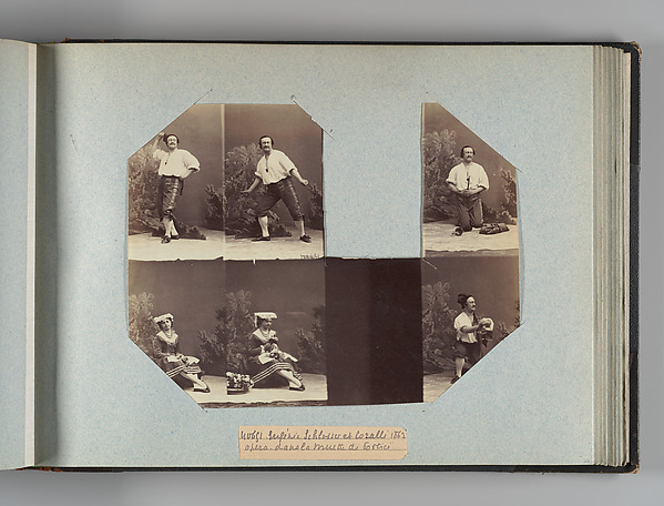 André-Adolphe-Eugène Disdéri, Eugénie Schlosser et Coralli