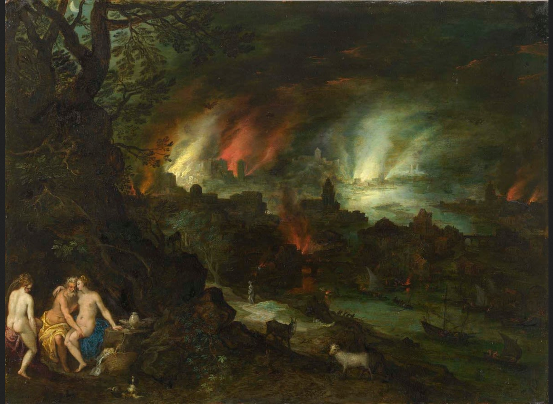 Jan Brueghel the Elder, Lot and his Daughters