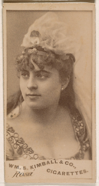 William S. Kimball & Company, Miss Rosa, from the Actresses series (N203) issued by Wm. S. Kimball & Co.