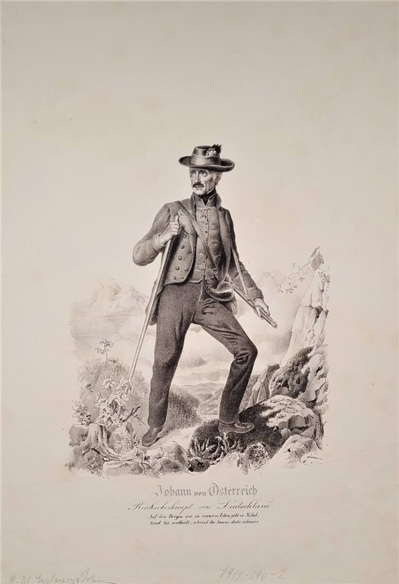 Anonym, Porträt Erzherzog Johann von Österreich