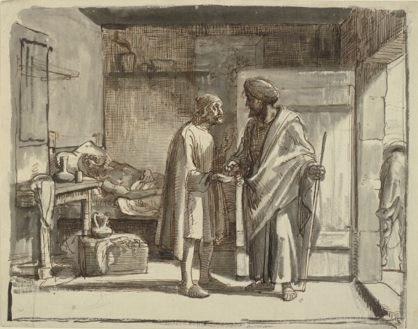 Wilhelm Marstrand, Den barmhjertige samaritan betaler værten