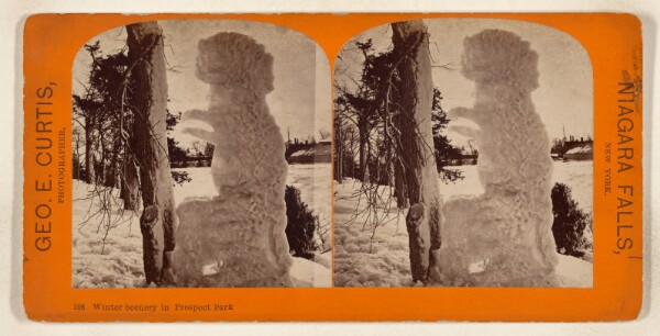 George E. Curtis, Winter Scenery in Prospect Park [Niagara Falls, New York]