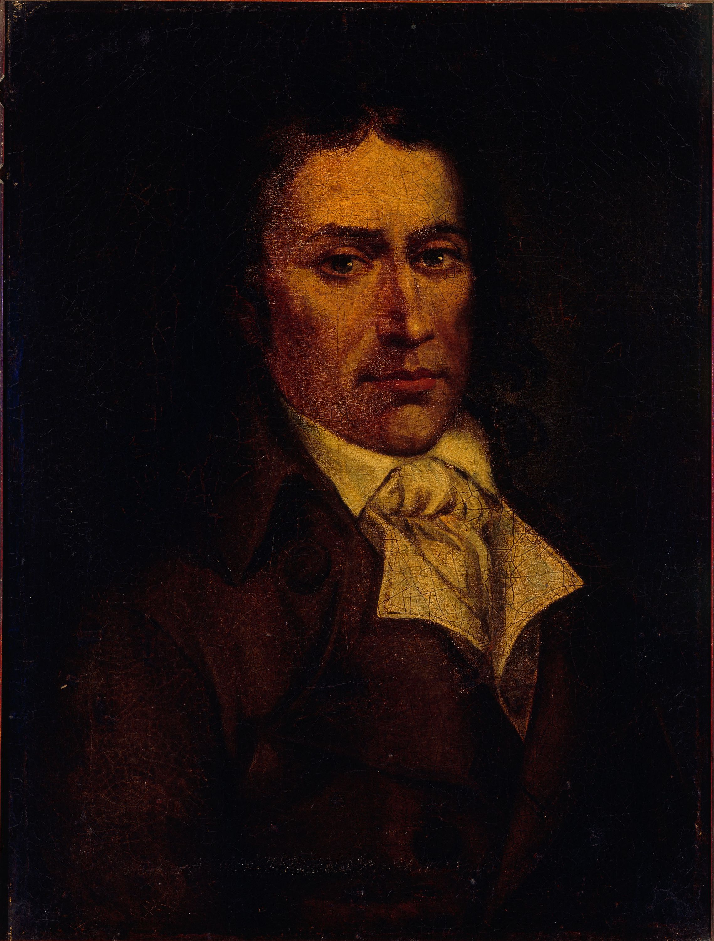 Anonyme, Portrait présumé de Camille Desmoulins (1760-1794), publiciste et homme politique.