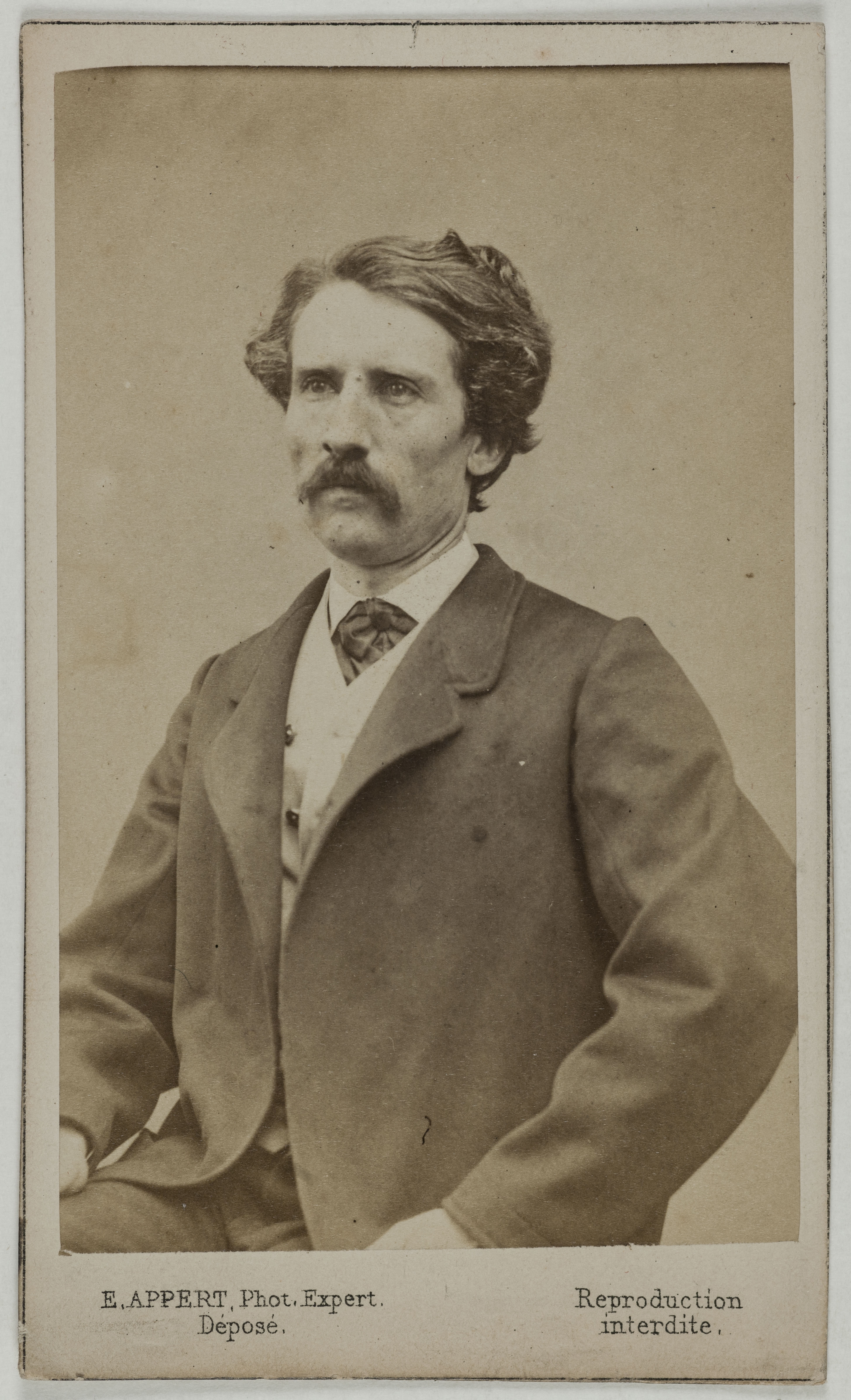 Ernest Charles Appert, Portrait de Descamps Baptiste, (1836-1873), (communard)