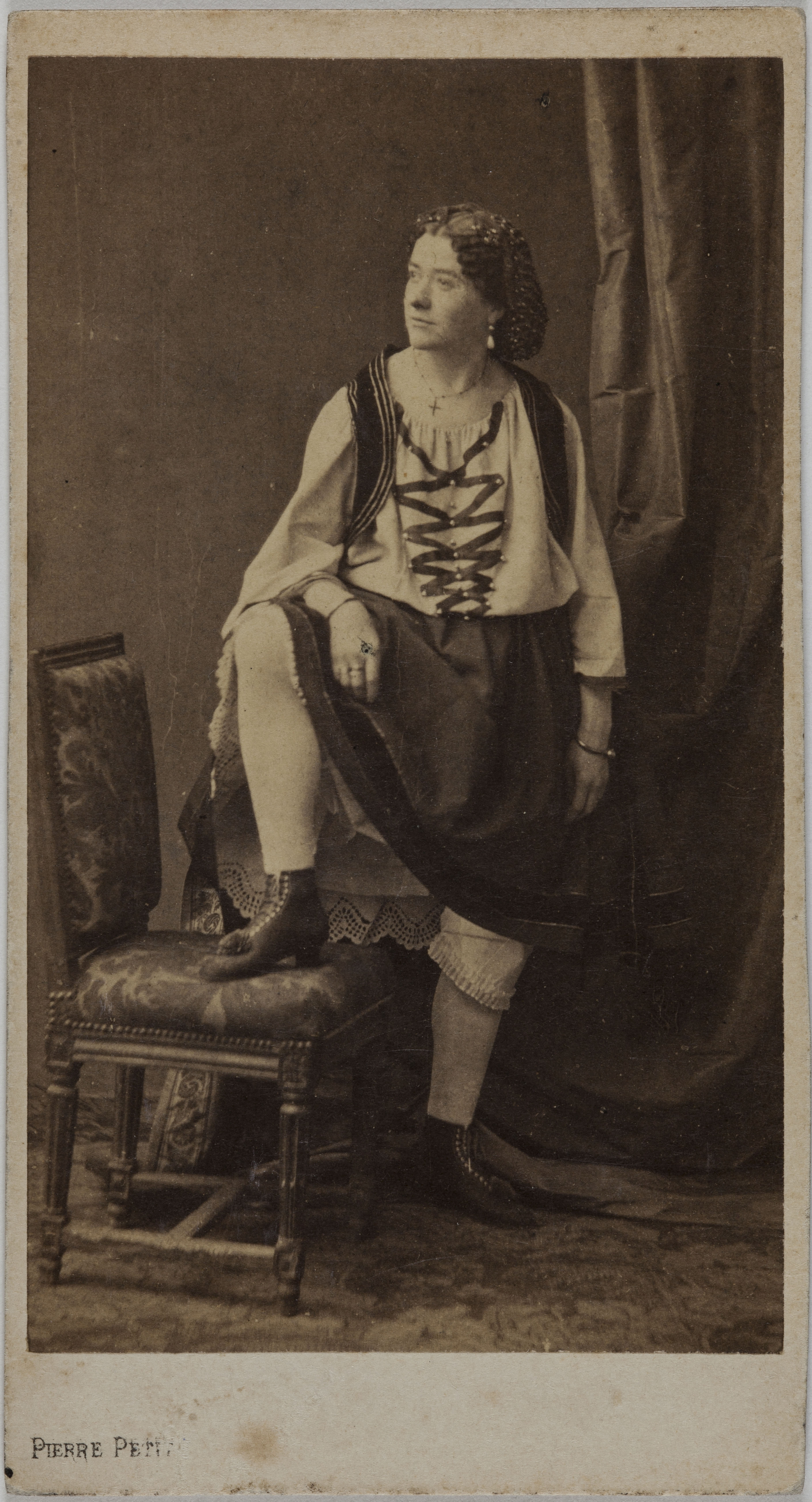 Pierre Petit, Portrait d’Augustine (actrice au Casino)