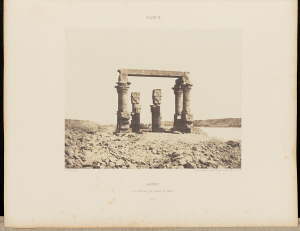 Félix Teynard, Kardâcy. Vue Générale des Ruines du Temple