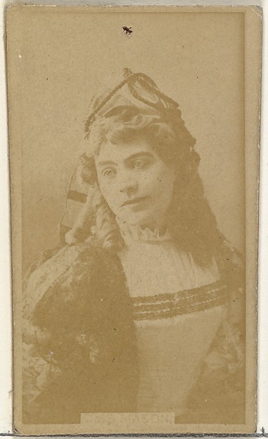 W. Duke, Sons & Co., Miss Mason, from the Actors and Actresses series (N145-8) issued by Duke Sons & Co. to promote Duke Cigarettes