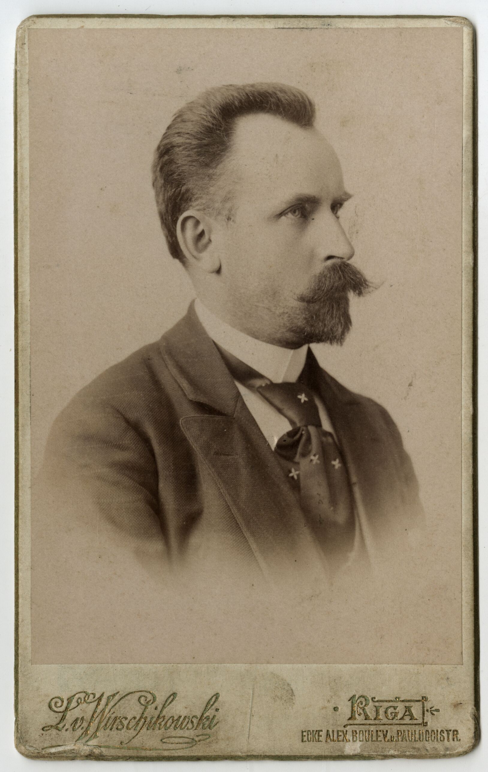 Leonhard von Wirschikowski, Vyro portretas