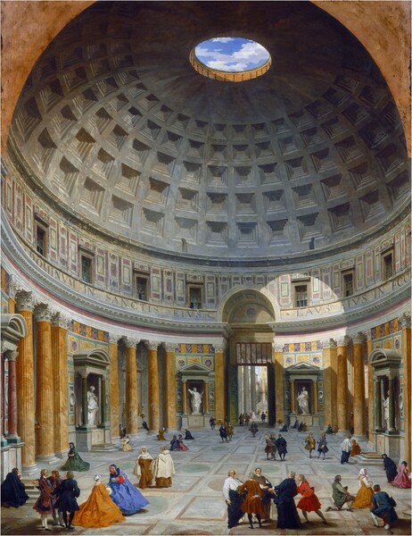 Giovanni Paolo Panini, Interior of the Pantheon, Rome