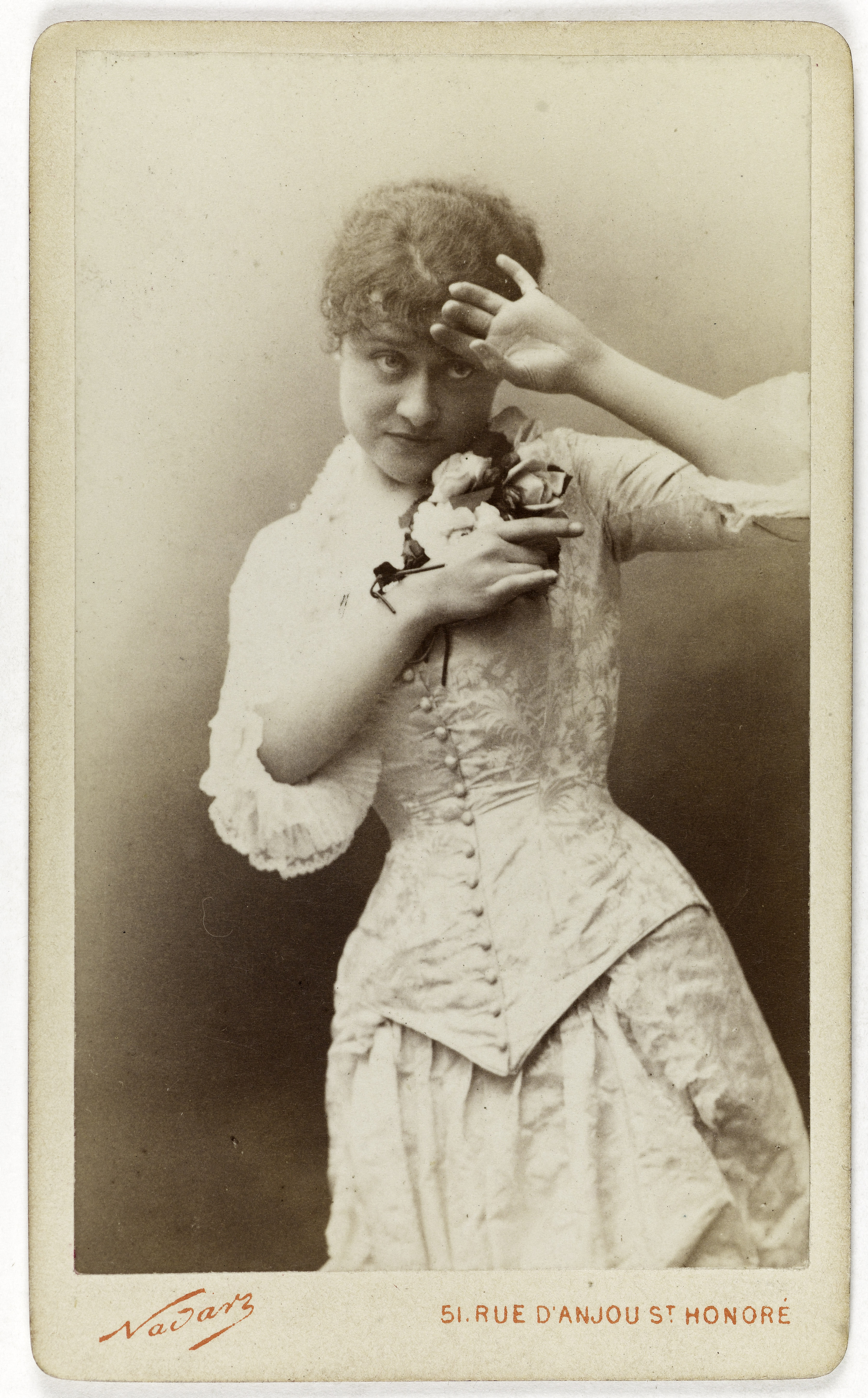 Atelier Nadar, Portrait de Marie Grisier-Montbazon (1859-1922), née Marie-Rose Livergne, actrice de théâtre.