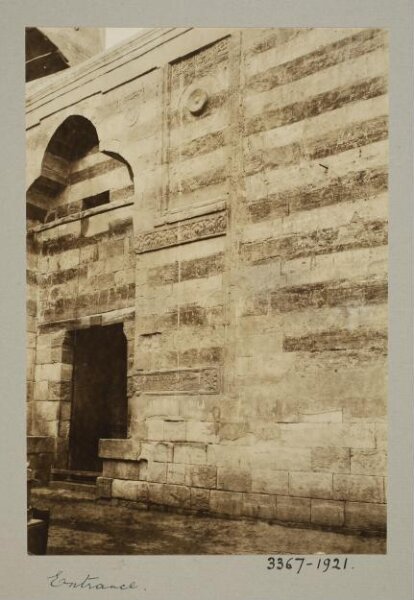 K.A.C. Creswell, Entrance of the Mosque of Mazhariyya, Cairo