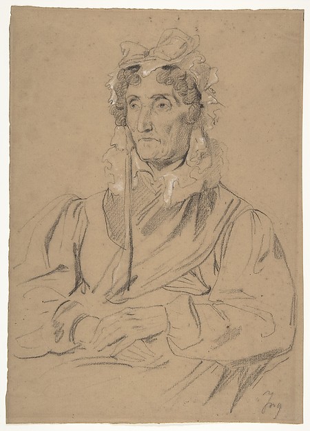 Anonymous, French, 19th century, Portrait of an Old Woman