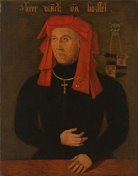 anonymous, Portrait of Frank van Borselen, Lord of Sint Maartensdijk and Stadtholder of Holland, fourth Husband of Jacoba of Bavaria, Countess of Holland and Zeeland (Jacqueline, Countess of Hainaut)