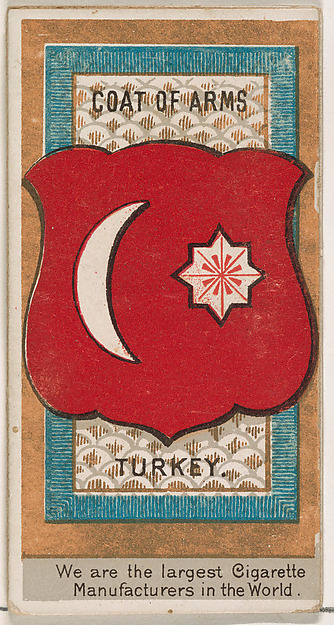 W. Duke, Sons & Co., Abdul Hamid, Sultan of Turkey, from the Rulers, Flags, and Coats of Arms series (N126-2) issued by W. Duke, Sons & Co.