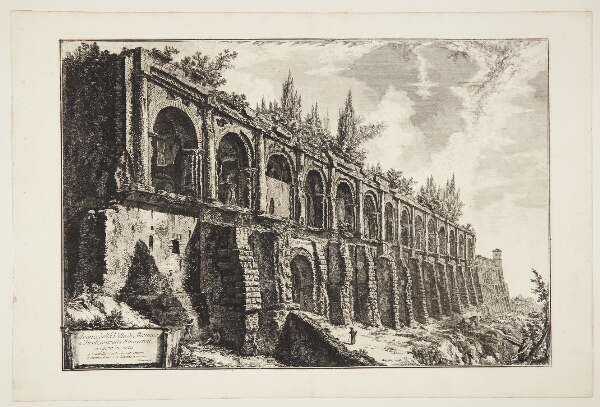 Giovanni Battista Piranesi, Resterne af den såkaldte Maecenas' villa i Tivoli