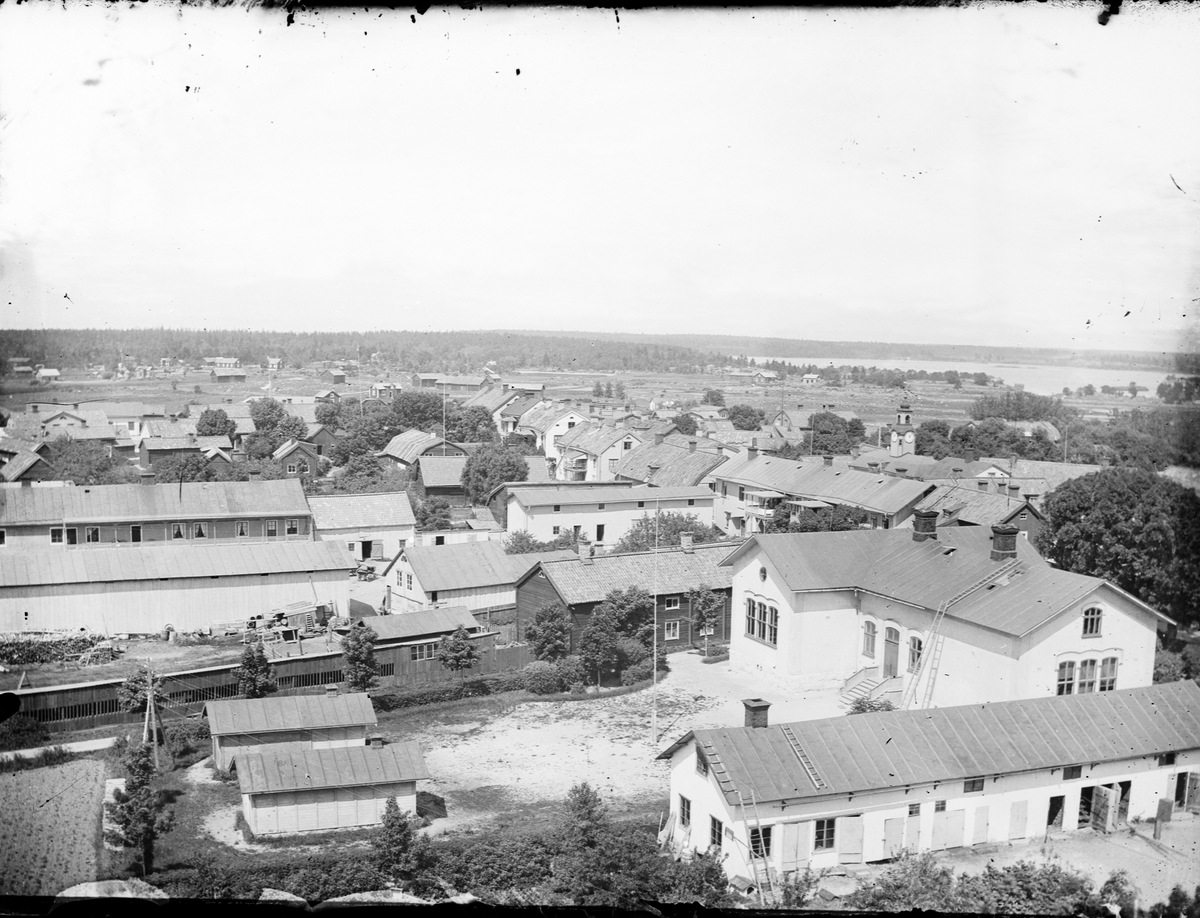 Skötsner-Edhlund, View of settlement in Östhammar, Uppland 1890