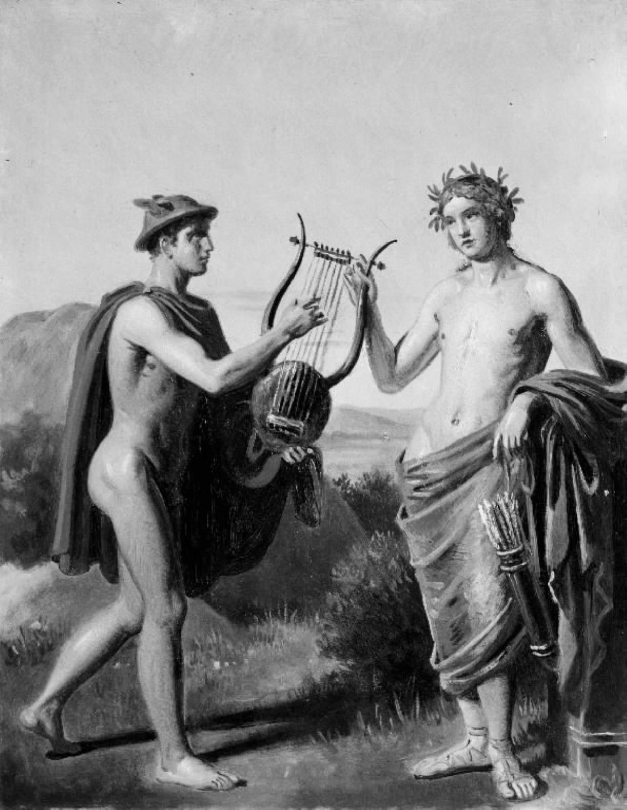 Constantin Hansen, Apollon og Hermes