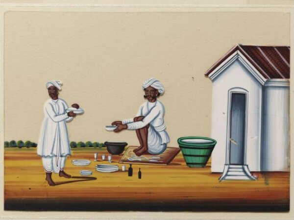 Unknown, One of ten paintings of occupations and one of buildings.