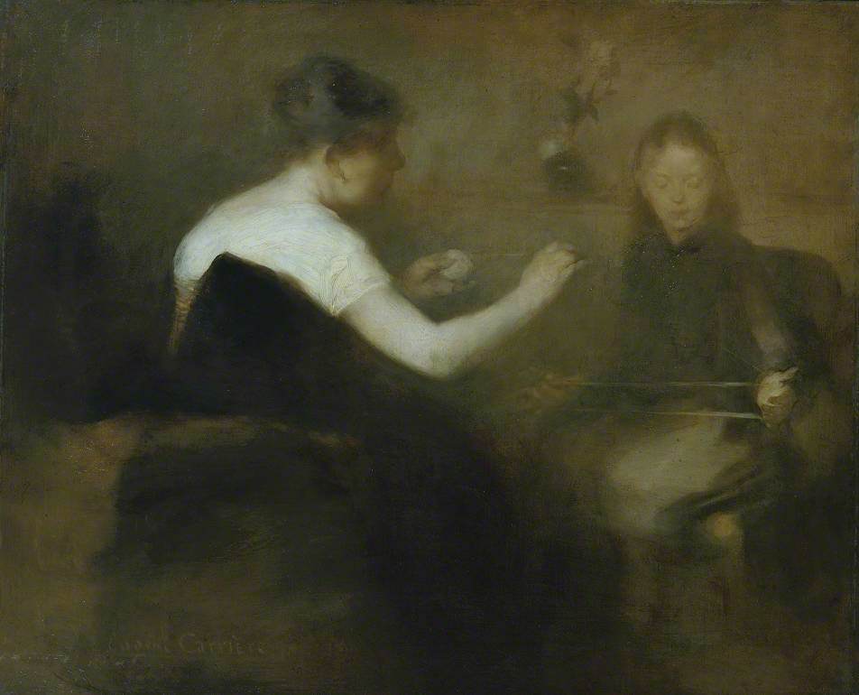 Eugène Carrière, Winding Wool