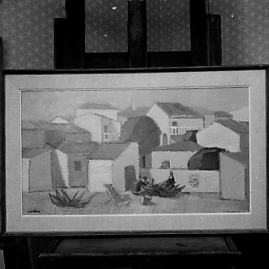 Knut Borg, Tavla. Gösta Thålin