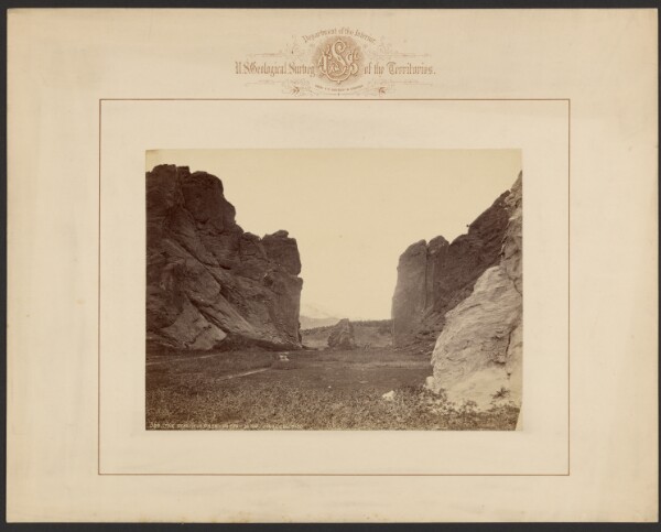 William Henry Jackson, The Beautiful Gate -- Garden of the Gods, Colorado