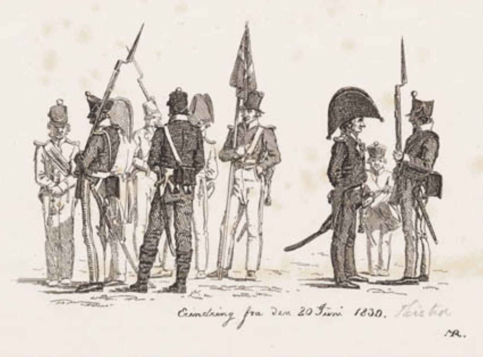 Martinus Rørbye, Borgerskabet i Thisted. 1830