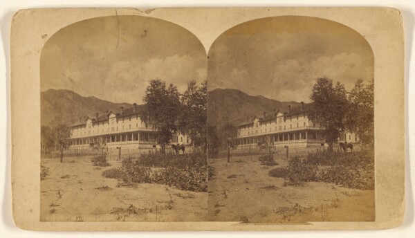 William Henry Jackson, Manitou House, Manitou, Colorado