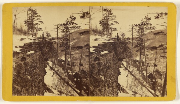 Edward and Henry T. Anthony & Co., Winter in the Catskills. Sunset Rock overhanging Kauterskill Clove.