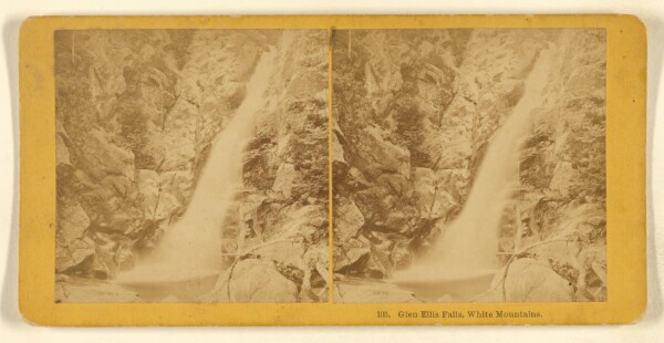 Benjamin West Kilburn, Glen Ellis Falls, White Mountains.