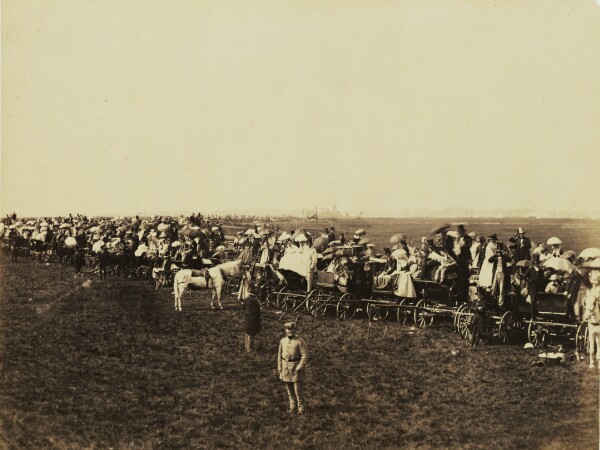Roger Fenton, The Line of Carriages, July 2nd