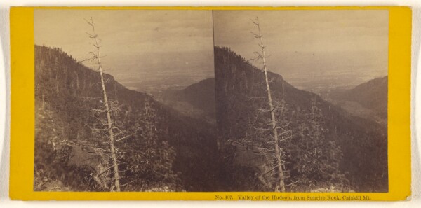 John P. Soule, Valley of the Hudson, from Sunrise Rock, Catskill, Mt.