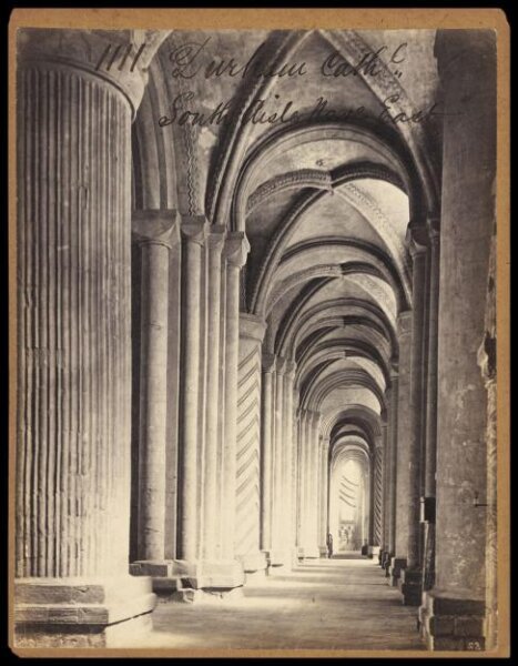 Francis Frith, Durham Cath'l.  South Aisle Nave East